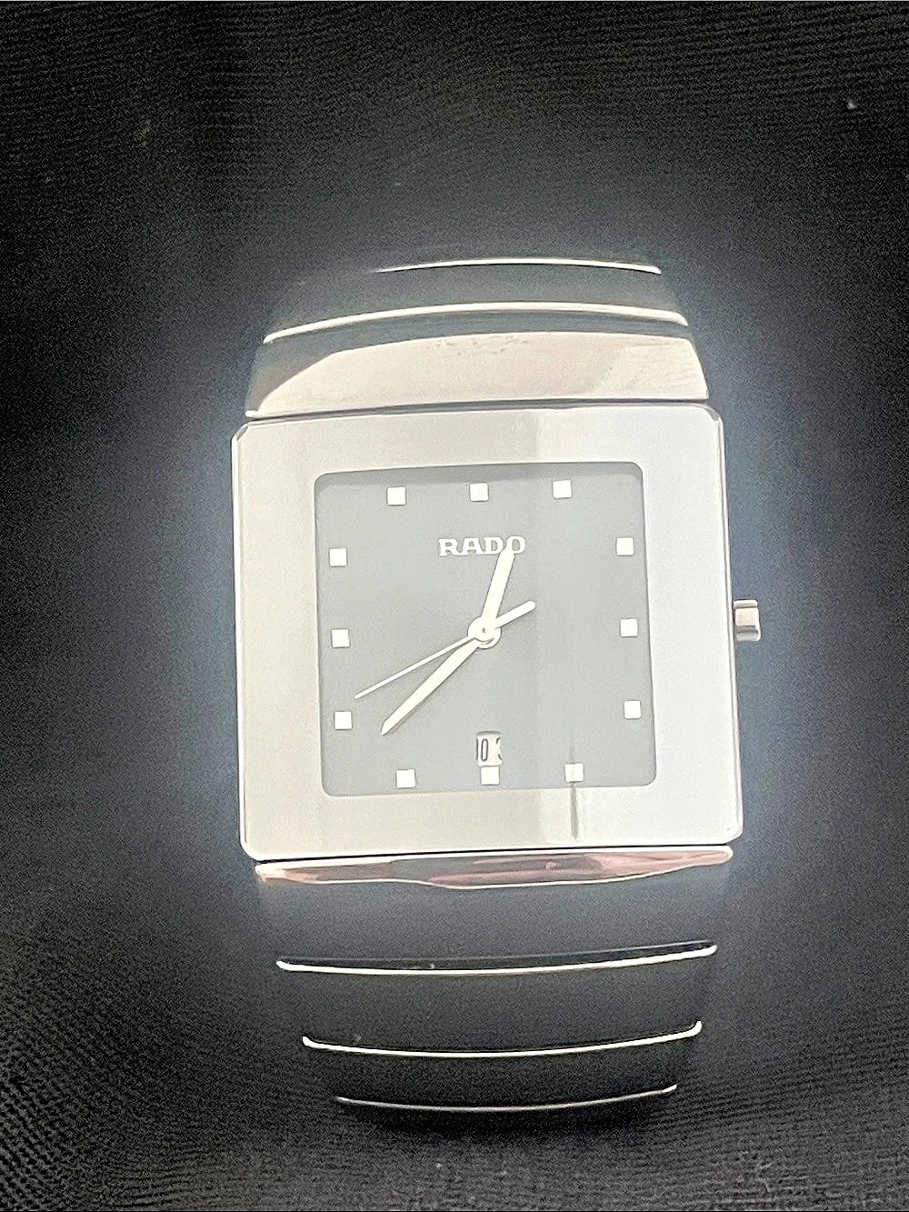 Rado Integral High-Tech Ceramic Watch Black & Silver